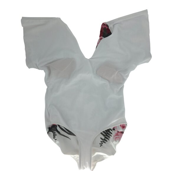 Albion Swimsuit One-Piece Desert Rose Cape Feminine Floral Sexy Modest Beach Sun - Picture 10 of 15